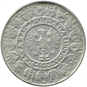 Polska, PRL, 100 złotych 1966, Mieszko i Dąbrówka, Warszawa