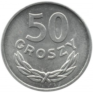 Polska, PRL, 50 groszy 1967, Warszawa, UNC