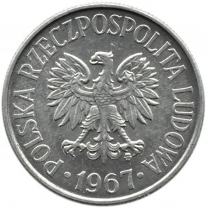 Polska, PRL, 50 groszy 1967, Warszawa, UNC