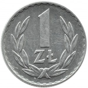 Polska, PRL, 1 złoty 1967, Warszawa, rzadszy rocznik, UNC