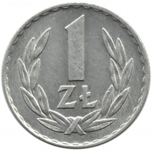 Polska, PRL, 1 złoty 1968, Warszawa, rzadszy rocznik