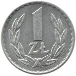 Polska, PRL, 1 złoty 1968, Warszawa, rzadszy rocznik