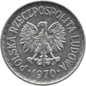 Polska, PRL, 1 złoty 1970, Warszawa, UNC