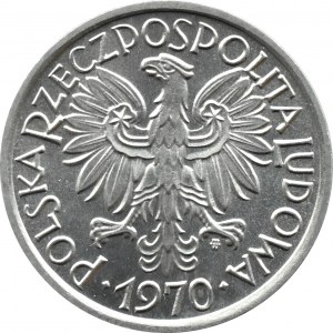 Polska, PRL, Jagody, 2 złote 1970, Warszawa, UNC - znakomite - ostra 7