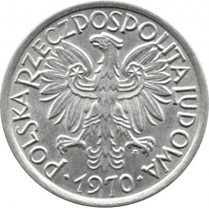 Polska, PRL, Jagody, 2 złote 1970, Warszawa, UNC, nieostra 7