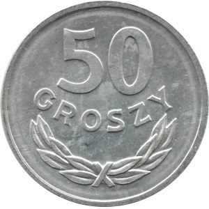 Polska, PRL, 50 groszy 1971, Warszawa, UNC