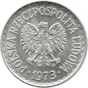 Polska, PRL, 1 złoty 1973, Warszawa, UNC