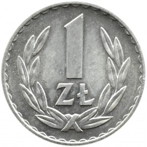 Polska, PRL, 1 złoty 1972, Warszawa, UNC