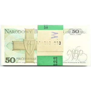 Poland, People's Republic of Poland, bank parcel 50 zloty 1988, HZ series, RADAR!!!