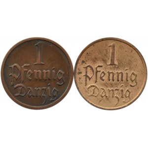 Wolne Miasto Gdańsk, lot 1 pfennig 1929-30, Berlin