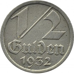 Wolne Miasto Gdańsk, 1/2 guldena 1932, Berlin