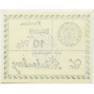 Bydgoszcz/Fordon, Gutschein 10 pfennig 1918, nowodruk, odmiana druga, UNC