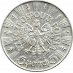 Polska, II RP, Józef Piłsudski 5 złotych 1936, Warszawa (35)