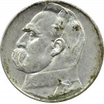 Polska, II RP, Józef Piłsudski, 5 złotych 1938, Warszawa, PIĘKNE