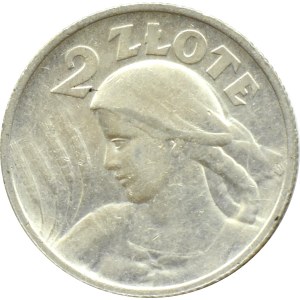 Polska, II RP, Kłosy, 2 złote 1924, Paryż