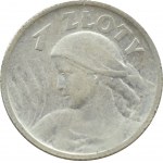 Polska, II RP, Kłosy, 1 złoty 1924, Paryż