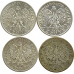 Polska, II RP, Głowa Kobiety lot 2 złote 1932-32, Londyn/Warszawa