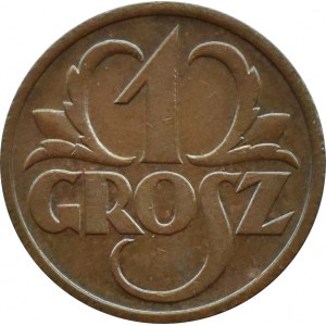Polska, II RP, 1 grosz 1939, Warszawa, UNC