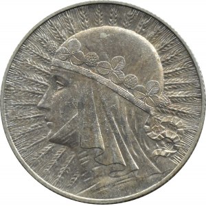 Polska, II RP, Głowa Kobiety, 5 złotych 1934, Warszawa