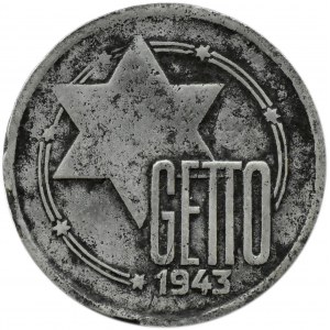 Getto Łódź, 10 marek 1943, magnez, odm. 4/?