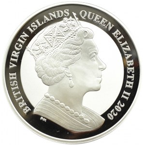Wyspy Dziewicze, Elżbieta II, 5 dolarów 2020, The Mayflower, UNC