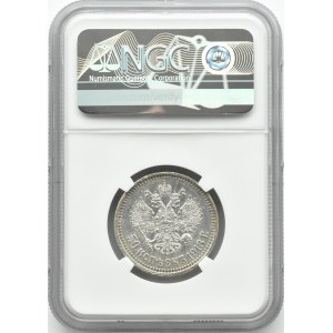 Rosja, Mikołaj II, 50 kopiejek 1913 BC, Petersburg, NGC UNC