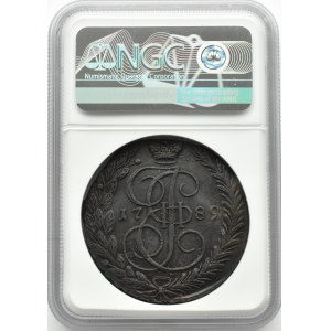 Rosja, Katarzyna II, 5 kopiejek 1789 E.M., Jekaterinburg, NGC UNC DETAILS