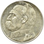 Polska, II RP, Józef Piłsudski, 5 złotych 1938, Warszawa, PIĘKNE