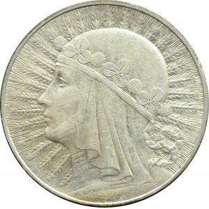 Polska, II RP, Głowa Kobiety, 10 złotych 1933, Warszawa