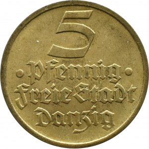 Wolne Miasto Gdańsk, 5 pfennig 1932 Flądra, Berlin