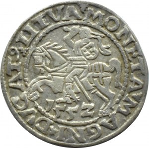 Zygmunt II August, półgrosz 1552, Wilno, DUŻA POGOŃ