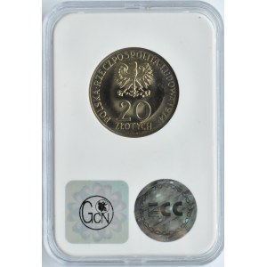 Polska, PRL, XXV lat RWPG, 20 złotych 1974, Warszawa, GCN MS68