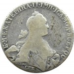 Rosja, Katarzyna II, 1 rubel 1769 SPB CA, Petersburg
