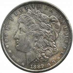 USA, Morgana, 1 dolar 1889, Filadelfia, piękne!