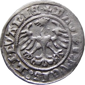 Zygmunt I Stary, półgrosz 1511, Wilno, BARDZO RZADKI