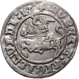 Zygmunt I Stary, półgrosz 1513, Wilno, BARDZO ŁADNY
