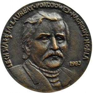 Polska, Medal, Lech Wałęsa Laureat Pokojowej Nagrody Nobla 1983