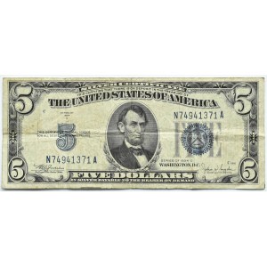 USA, 5 dolarów 1934 C, seria N