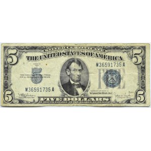 USA, 5 dolarów 1934 C, seria M