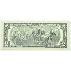 USA, 2 dolary 1995, seria F, UNC