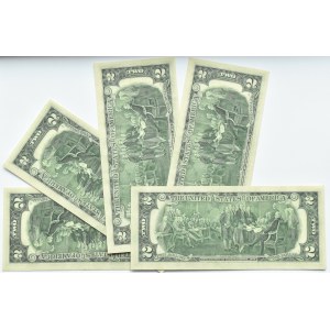 USA, lot 2 dolary 1976, seria I, Minnesota, UNC