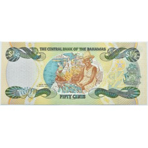 Bahamy, Elżbieta II, 50 centów 2001, UNC