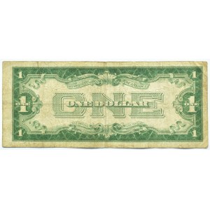 USA, 1 dolar 1928 A, seria E, niebieska pieczęć, rzadkie