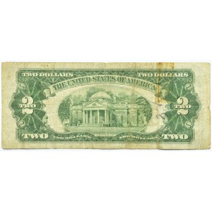 USA, 2 dolary 1953, seria A, czerwona pieczęć, rzadkie