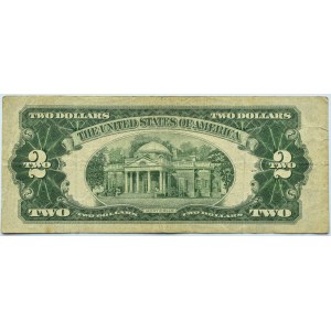 USA, 2 dolary 1953 A, seria z gwiazdką, czerwona pieczęć, rzadkie