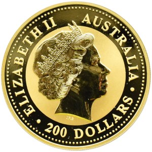 Australia, Kangur, 200 dolarów 2001 P, Perth, UNC