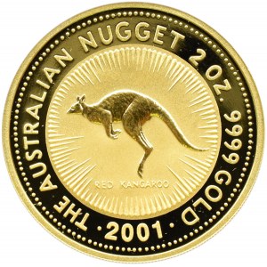 Australia, Kangur, 200 dolarów 2001 P, Perth, UNC