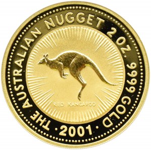 Australia, Kangur, 200 dolarów 2001 P, Perth, UNC