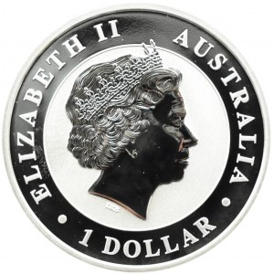 Australia, 1 dolar 2018 P, Orzeł australijski, Perth, UNC