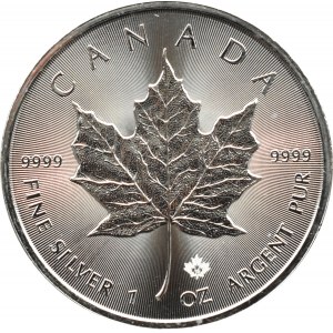 Kanada, liść klonu, 5 dolarów 2015, Ottawa, UNC